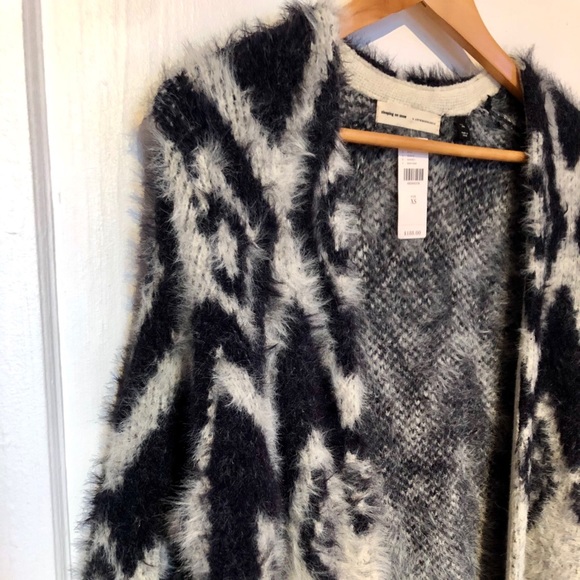 Anthropologie Diamond Eyelash Cardigan Sweater - Picture 4 of 8